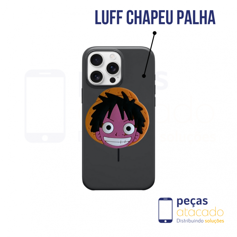 POP SOCKET LUFF CHAPEU PALHA