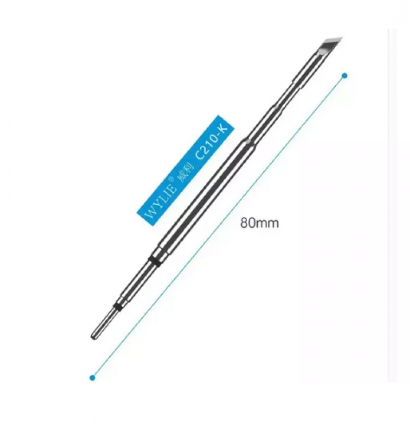 PONTA FERRO DE SOLDA FACA PARA JBC WYLIE (C210-K)