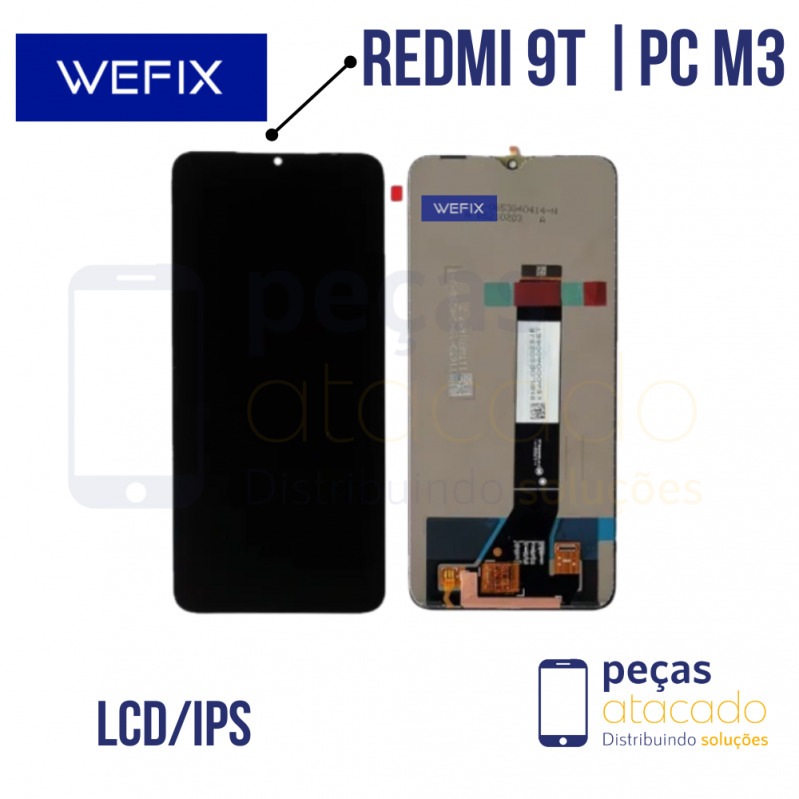 S-0530 FRONTAL XIAOMI REDMI 9T ( M2010J19SL) | POCO M3 (M2010J19CG) SEM ARO WEFIX IPS