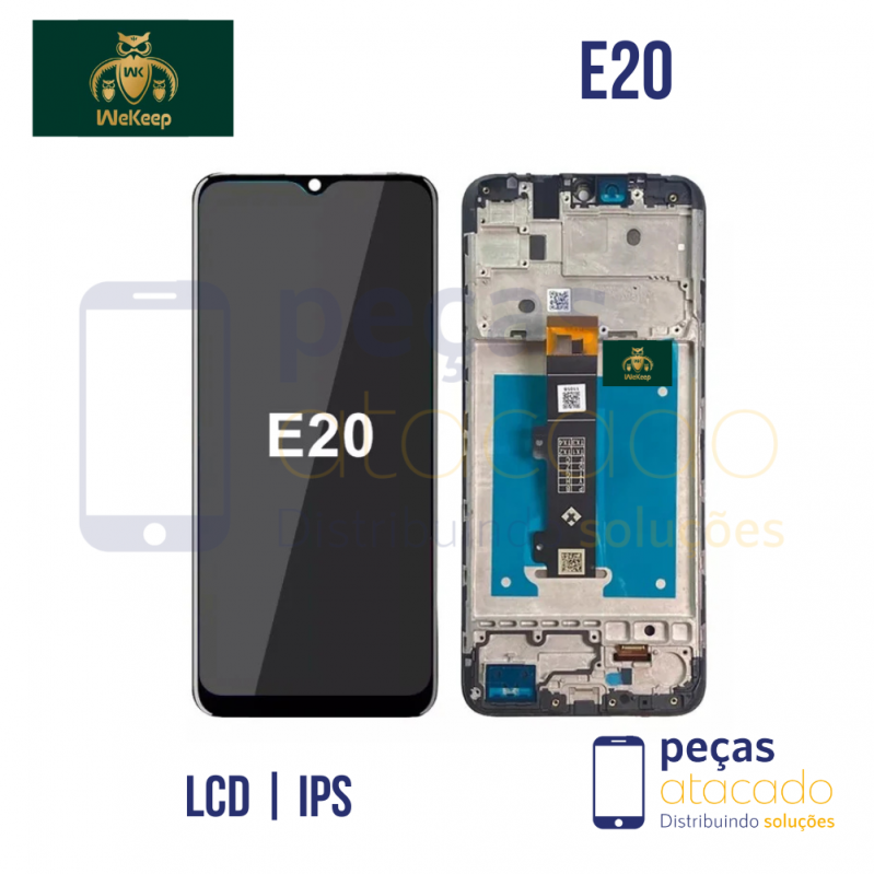 S-0360 FRONTAL MOTOROLA MOTO E20 (XT2155) COM ARO WE KEEP IPS