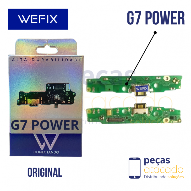 SUB PLACA DE CARGA MOTOROLA G7 POWER WEFIX ORIGINAL