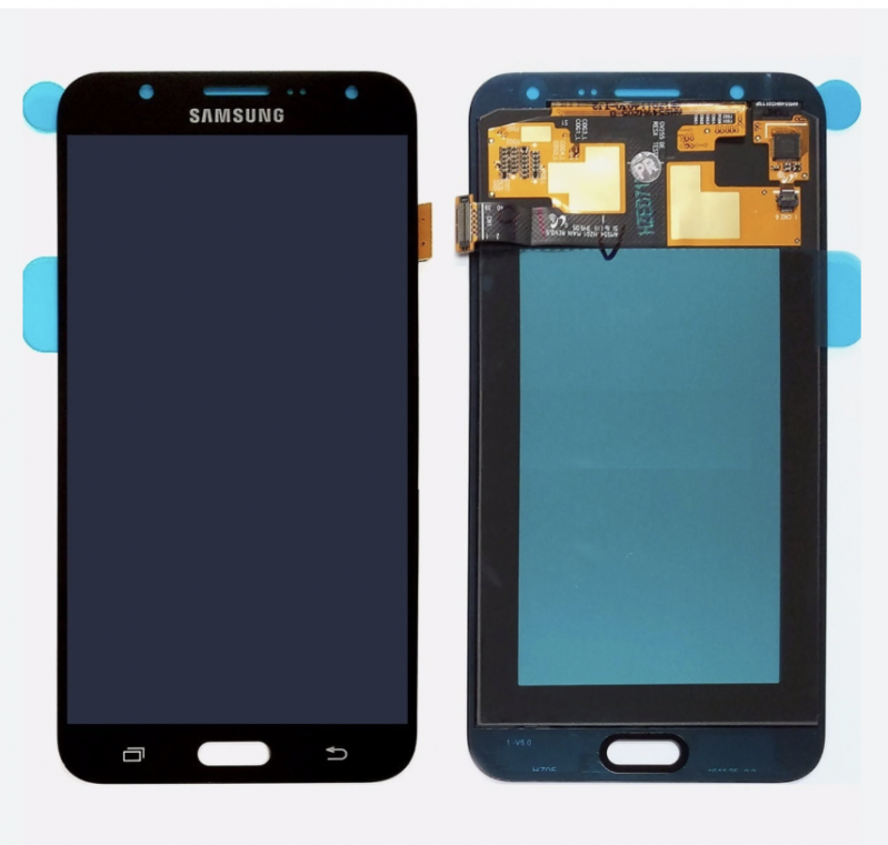 S-0190 FRONTAL SAMSUNG J7 METAL (SM-J710) SEM ARO PRETA ORIGINAL CHINA OLED