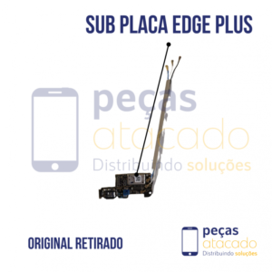 SB-0336 SUB PLACA DE CARGA MAIS ANTENA MOTO EDGE PLUS 5G ORIGINAL RETIRADO