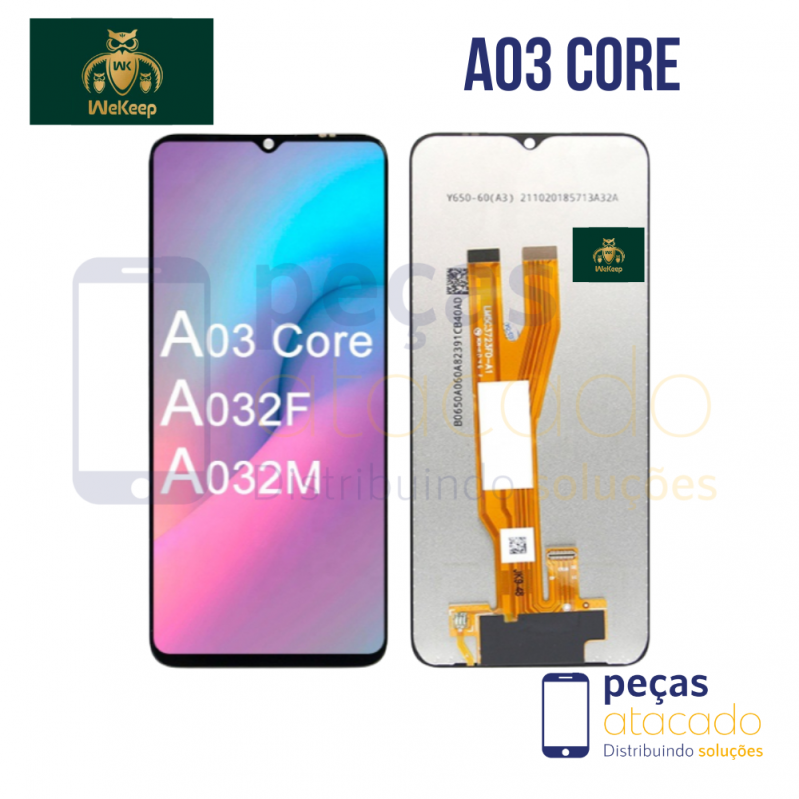 S-0911 FRONTAL SAMSUNG A03 CORE (SM-A032) SEM ARO WE KEEP IPS