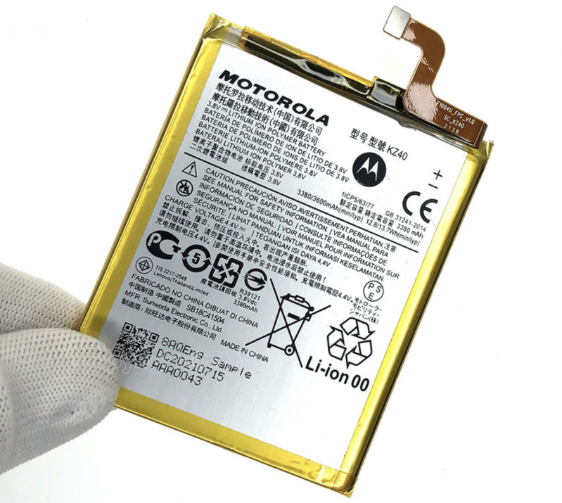 BA-0454 BATERIA ORIGINAL NACIONAL MOTOROLA MOTO Z4 (XT1980) (KZ40)