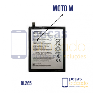 BA-0097 BATERIA 1 LINHA MOTOROLA MOTO M (XT1662) (BL265)