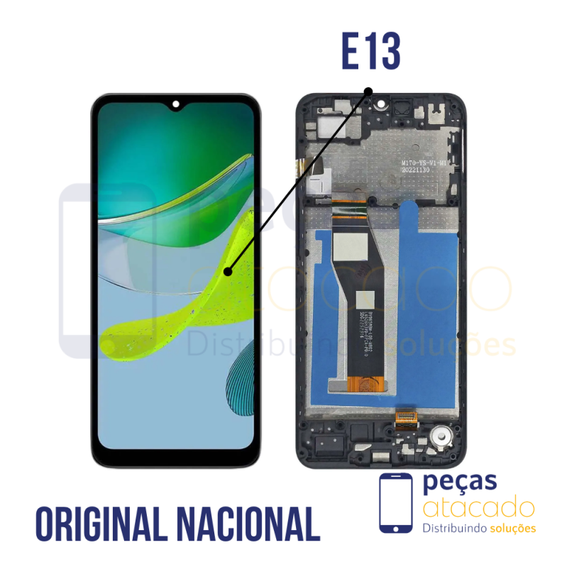 S-1061 FRONTAL MOTOROLA MOTO E13 (XT2345) COM ARO ORIGINAL NACIONAL