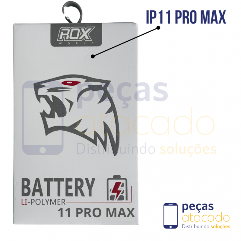 BA-0343 BATERIA ROX IPHONE 11 PRO MAX (A2161) (1 ANO DE GARANTIA)