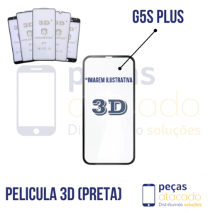 P-0174 PELICULA MOTOROLA MOTO G5S PLUS PRETA 3D