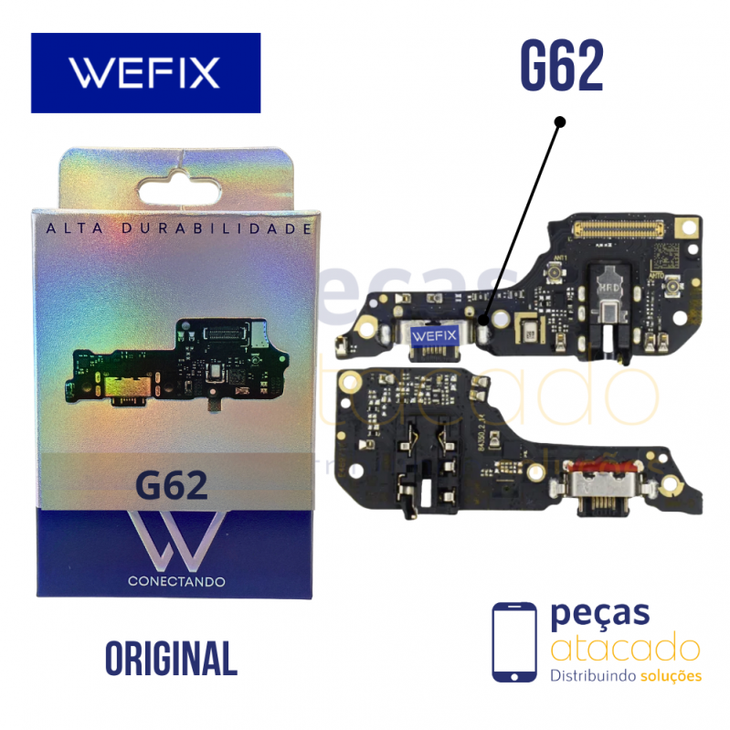 SUB PLACA DE CARGA MOTOROLA MOTO G62 WEFIX ORIGINAL
