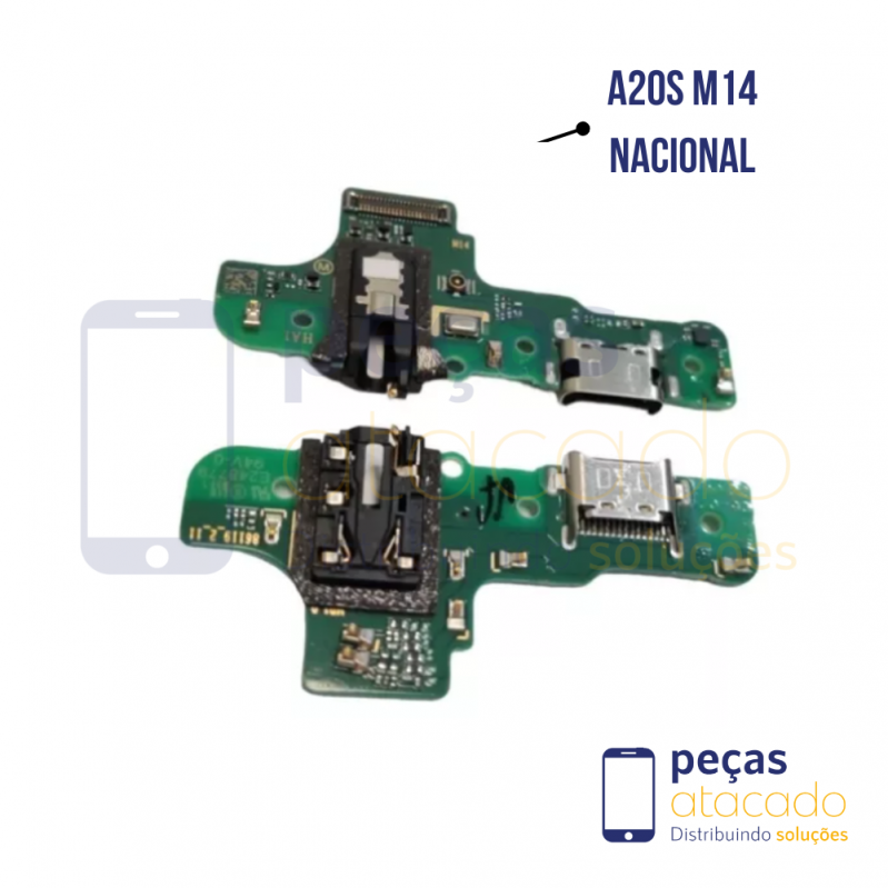 SB-0340 SUB PLACA CONECTOR SAMSUNG SM-A207 GALAXY A20S VERSAO M14 ORIGINAL NACIONAL
