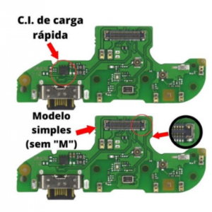 SUB PLACA DE CARGA MOTOROLA MOTO G8 PLAY VERSÃO M ORIGINAL