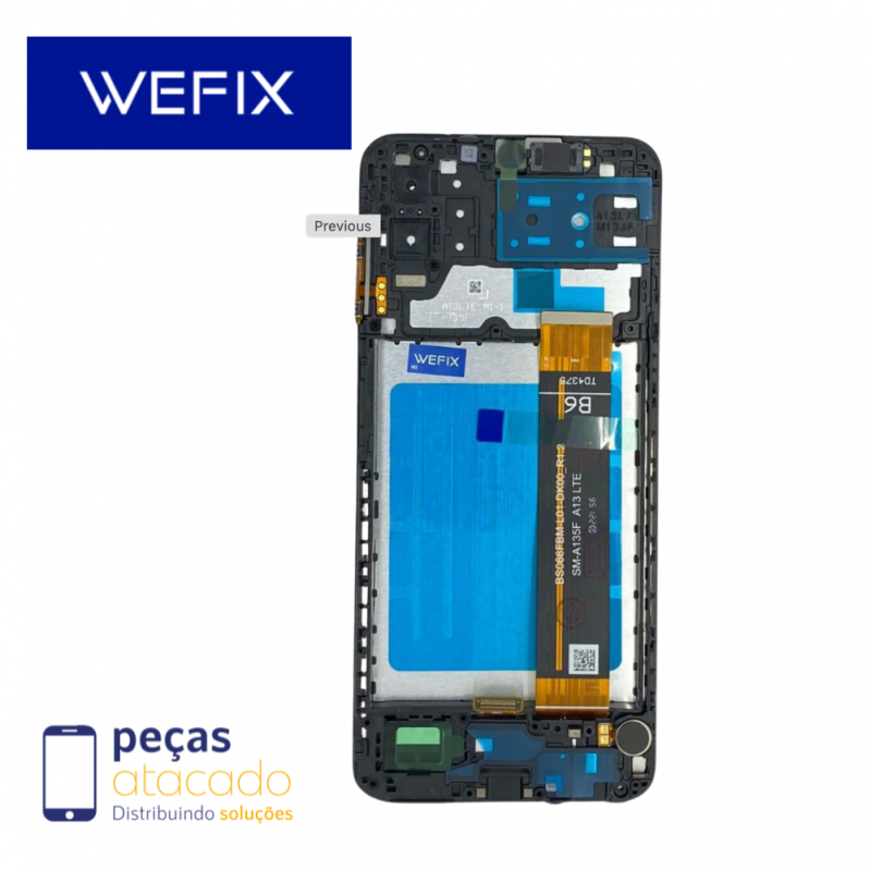 FRONTAL SAMSUNG M13 4G (SM-A135) COM ARO WEFIX IPS