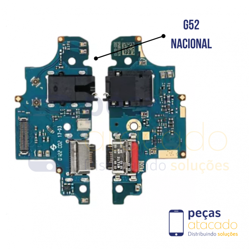 SB-0152 SUB PLACA CONECTOR MOTOROLA MOTO G52 XT2221 ORIGINAL NACIONAL