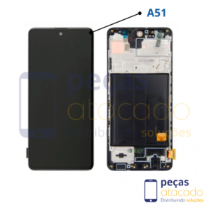 FRONTAL SAMSUNG A51 SM-A515 COM ARO (GX TOP) OLED 1:1