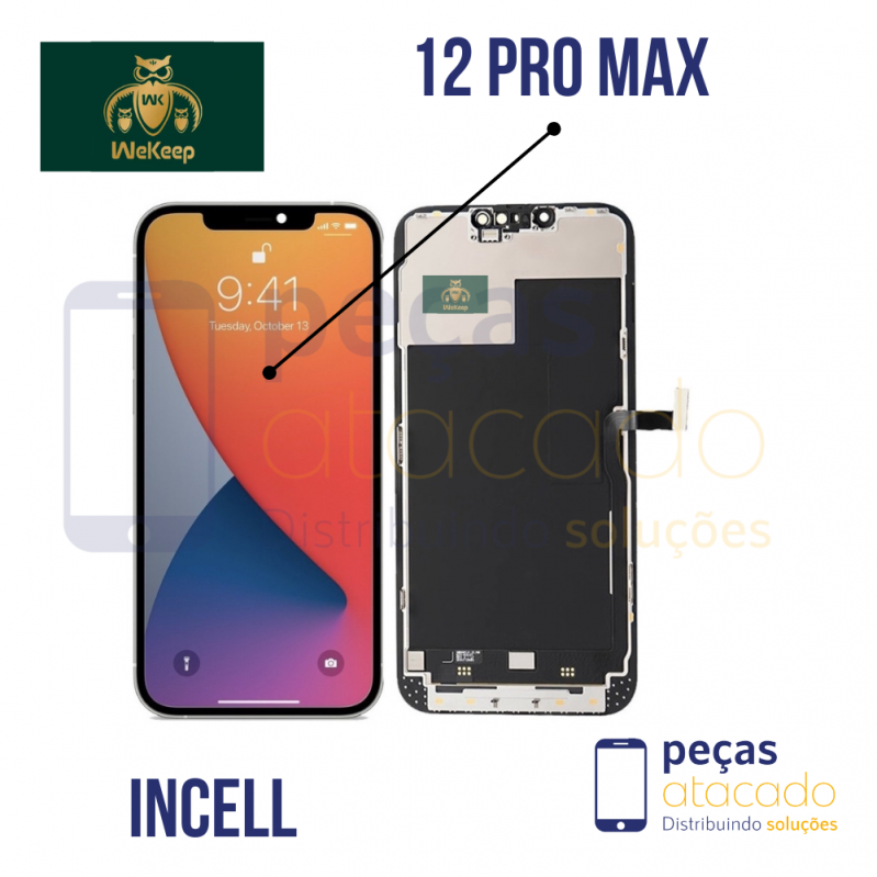 S-0491 FRONTAL IPHONE 12 PRO MAX (A2342) SEM CI WE KEEP INCELL IPS