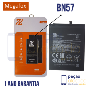 BA-0679 BATERIA MEGAFOX XIAOMI POCO X3 | POCO X3 PRO (BN57) (1 ANO DE GARANTIA)