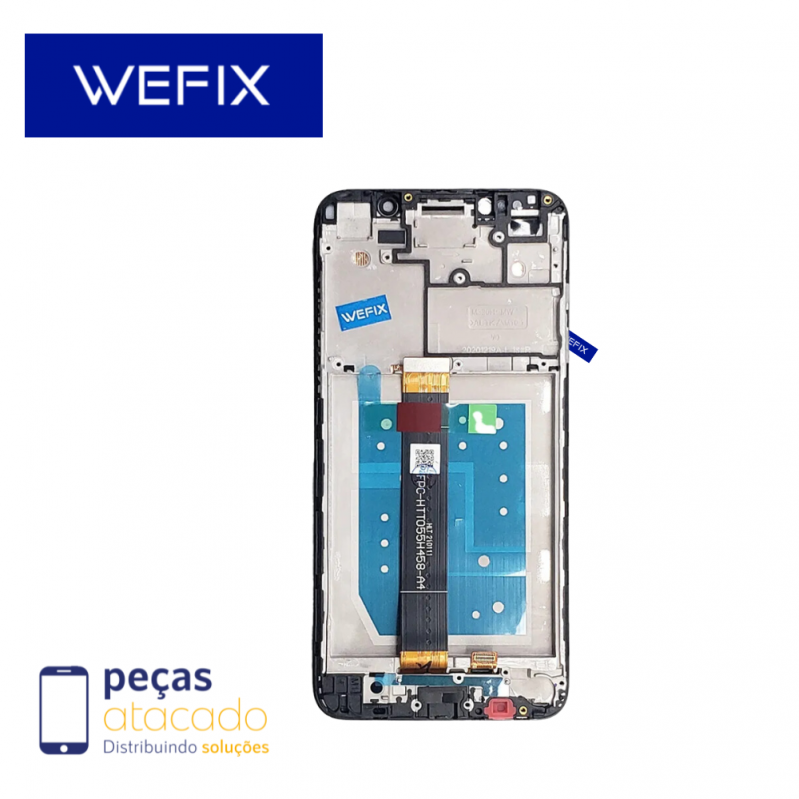 S-0344 FRONTAL MOTOROLA MOTO E6S (XT2053) COM ARO WEFIX IPS