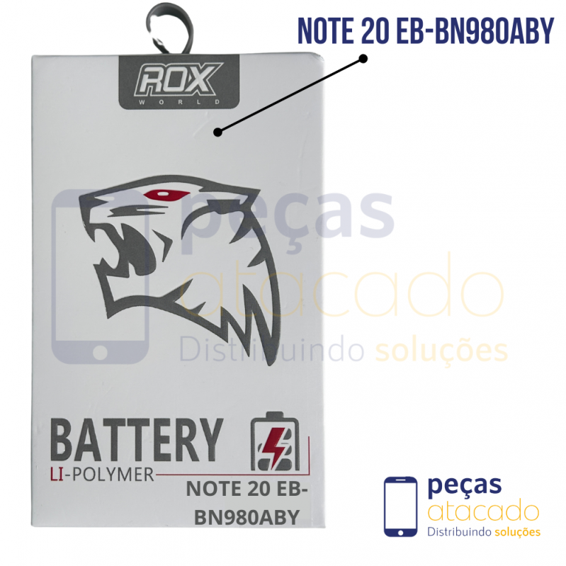 BA-0576 BATERIA ROX SANSUNG  NOTE 20 (BN980)  (EB-BN980ABY) 1 ANO DE GARANTIA