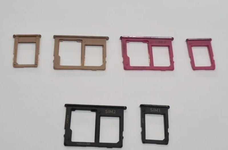 CH-0084 GAVETA DE CHIP SAMSUNG KIT J4+ | J6 | J6+ DOURADO