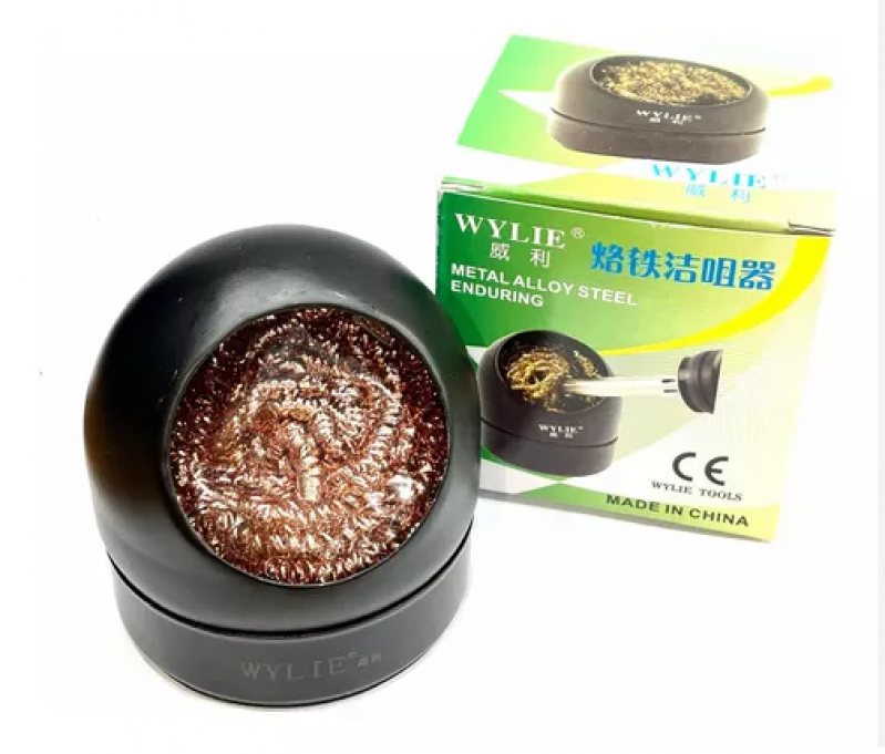 LIMPADOR DE PONTA DE FERRO DE SOLDA COM SUPORTE WYLIE 999