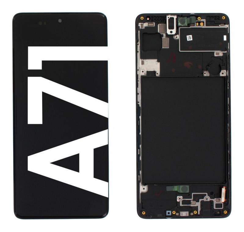 S-0925 FRONTAL SAMSUNG A71 (SM-A715) COM ARO INCELL IPS