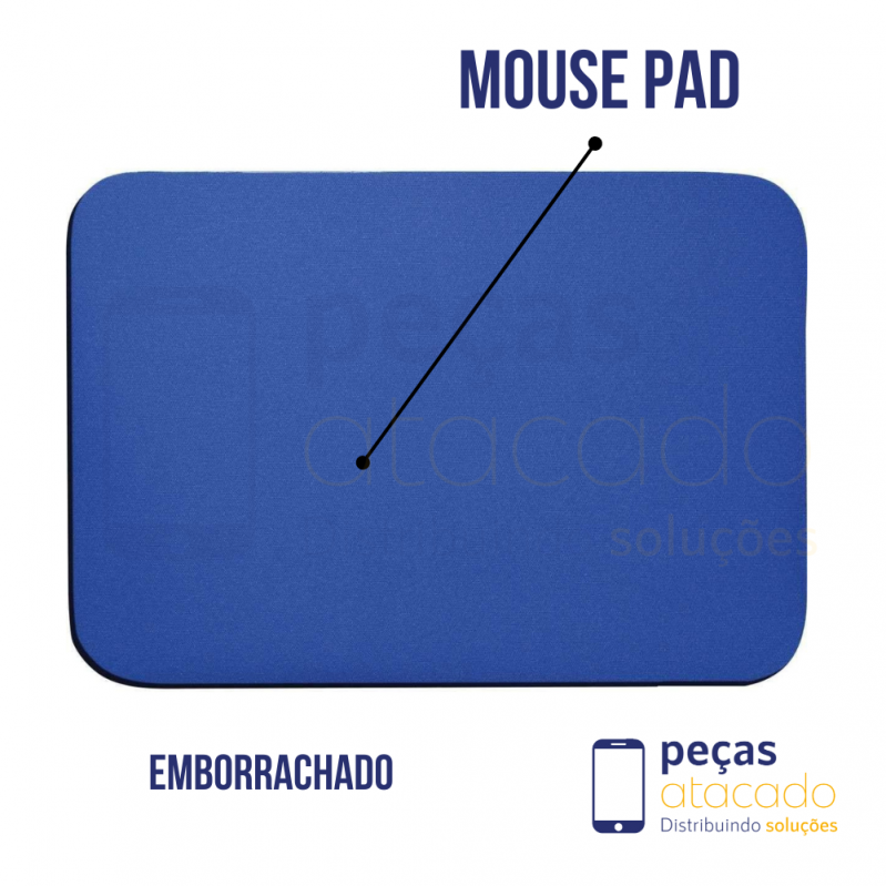 MOUSE PAD TECIDO EMBORRACHADO AZUL ROYAL UNIDADE 1253 - REFLEX