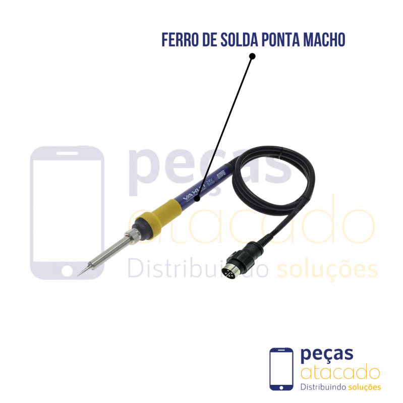 FERRO DE SOLDA PONTA MACHO