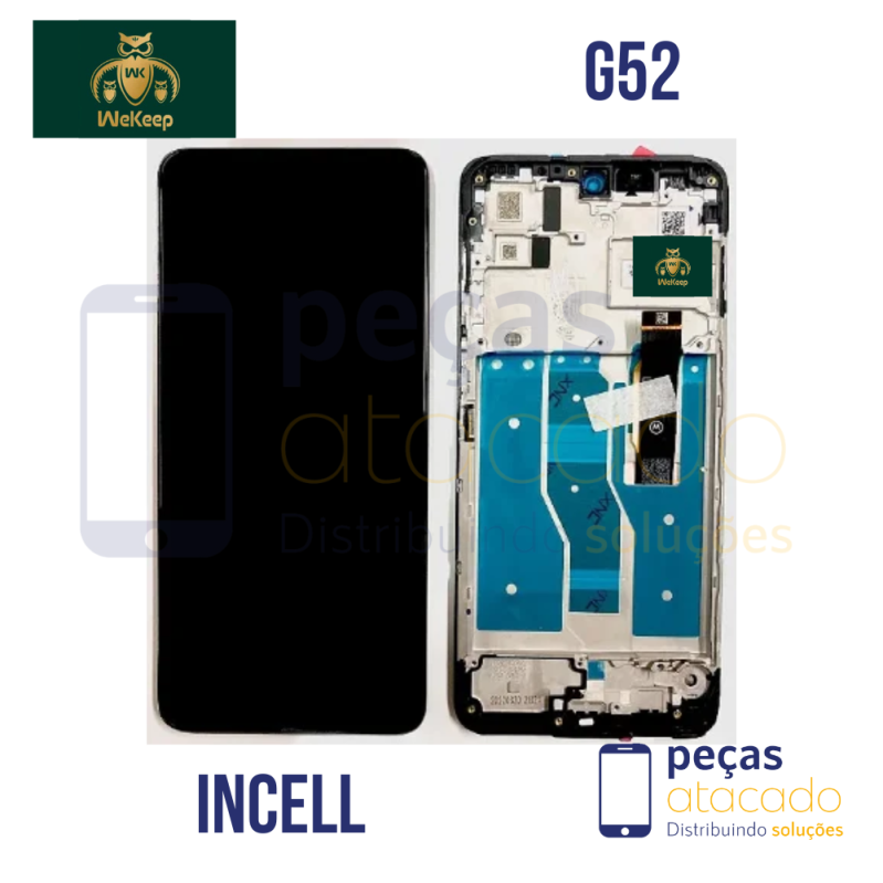 S-0115 FRONTAL MOTOROLA MOTO G52 (XT2221) COM ARO WE KEEP INCELL