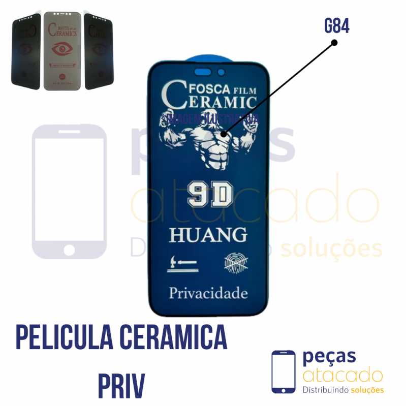 P-0248 PELICULA MOTOROLA MOTO G84 CERAMICA FOSCA PRIVACIDADE