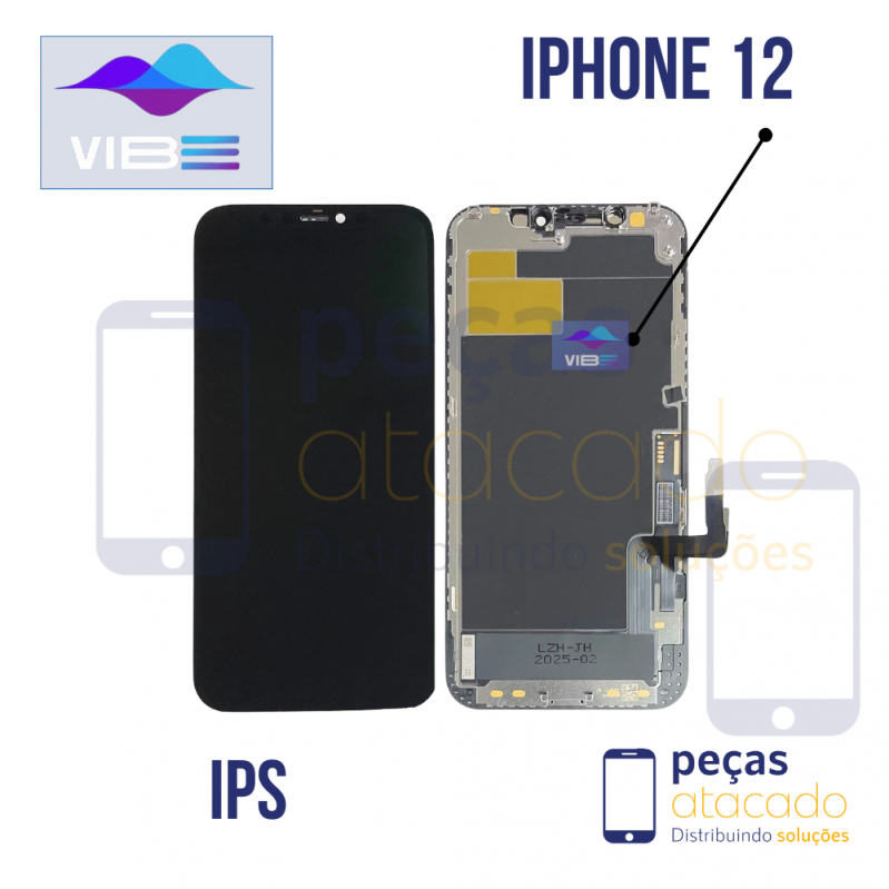 S-0982 FRONTAL IPHONE 12 | 12 PRO  (CI REMOVEL) VIBE OLED