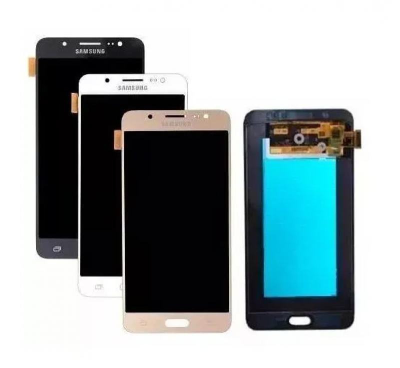 S-0189 FRONTAL SAMSUNG J7 METAL (SM-J710) SEM ARO DOURADA ORIGINAL CHINA OLED