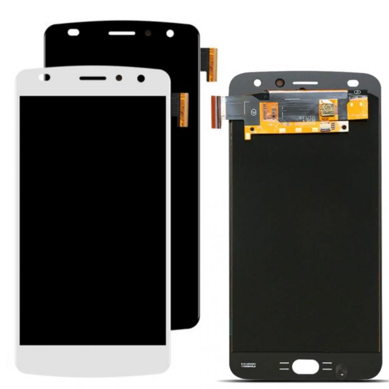 S-0863 FRONTAL MOTOROLA MOTO Z2 PLAY (XT1710) SEM ARO BRANCA ORIGINAL CHINA OLED