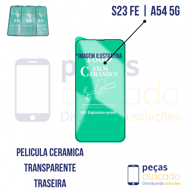 P-0662 PELICULA SAMSUNG S23 FE | A54 5G CERAMICA TRANSPARENTE