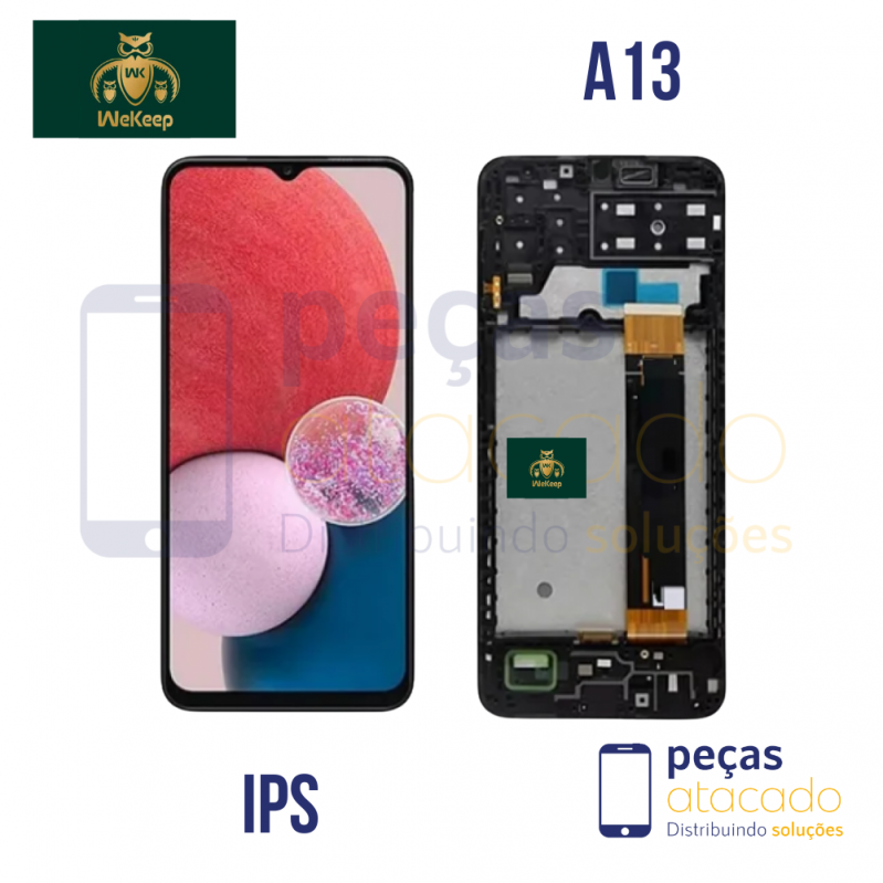 S-0752 FRONTAL SAMSUNG A13 4G (SM-A135) | M13 COM ARO WE KEEP IPS