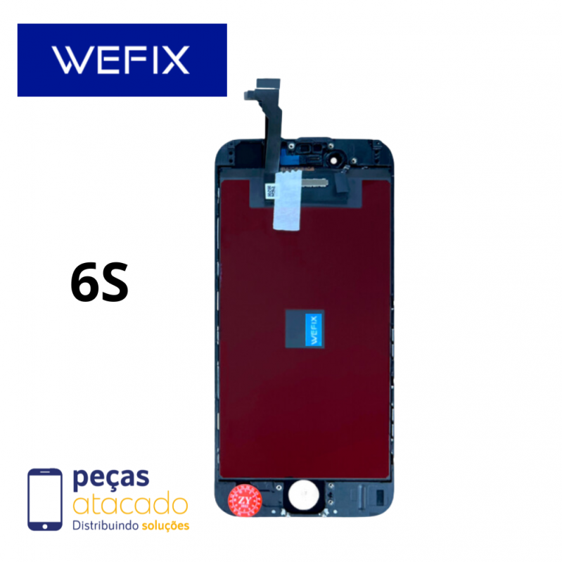 S-0629 FRONTAL IPHONE 6S (A1688) WEFIX PRETO IPS