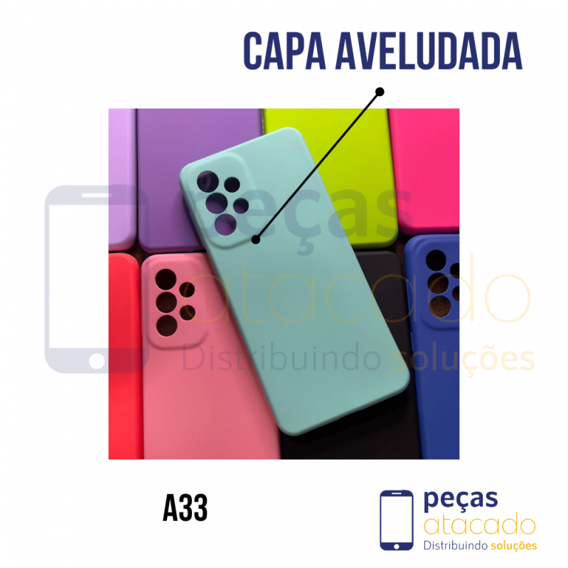 CAPA  AVELUDADA SAMSUNG A33