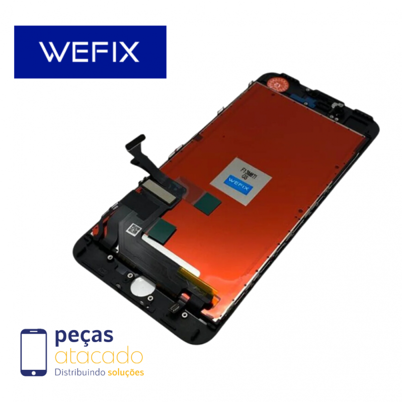 S-0597 FRONTAL IPHONE 7G (A1778) WEFIX PRETO IPS