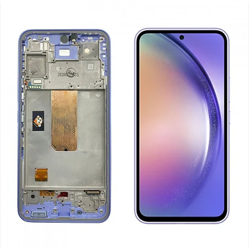 FRONTAL SAMSUNG A54 5G (SM-A546) COM ARO ROXO NACIONAL