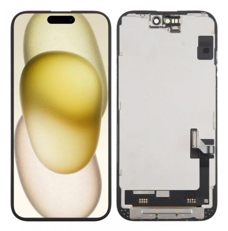 S-0794 FRONTAL IPHONE 15 ORIGINAL NACIONAL RETIRADA SEM CI OLED