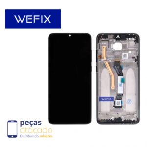 S-0519 FRONTAL XIAOMI NOTE 8 PRO (M1906G7I)  (M1906G7G) COM ARO PRETO WEFIX IPS
