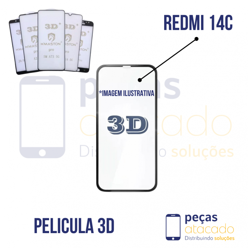 P-0591 PELICULA XIAOMI REDMI 14C 3D