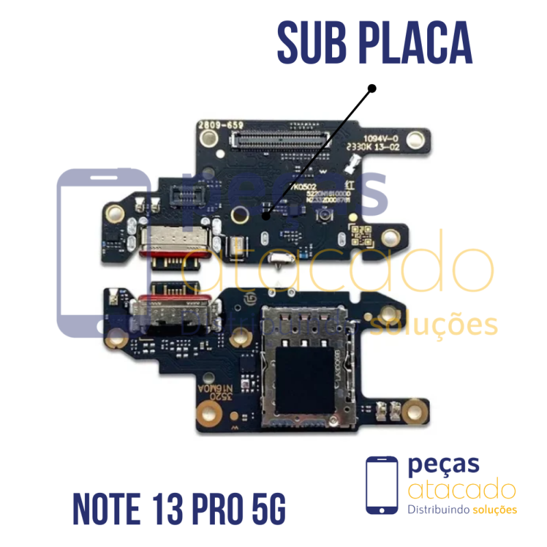 SB-0346 SUB PLACA DE CARGA XIAOMI NOTE 13 PRO 5G TURBO