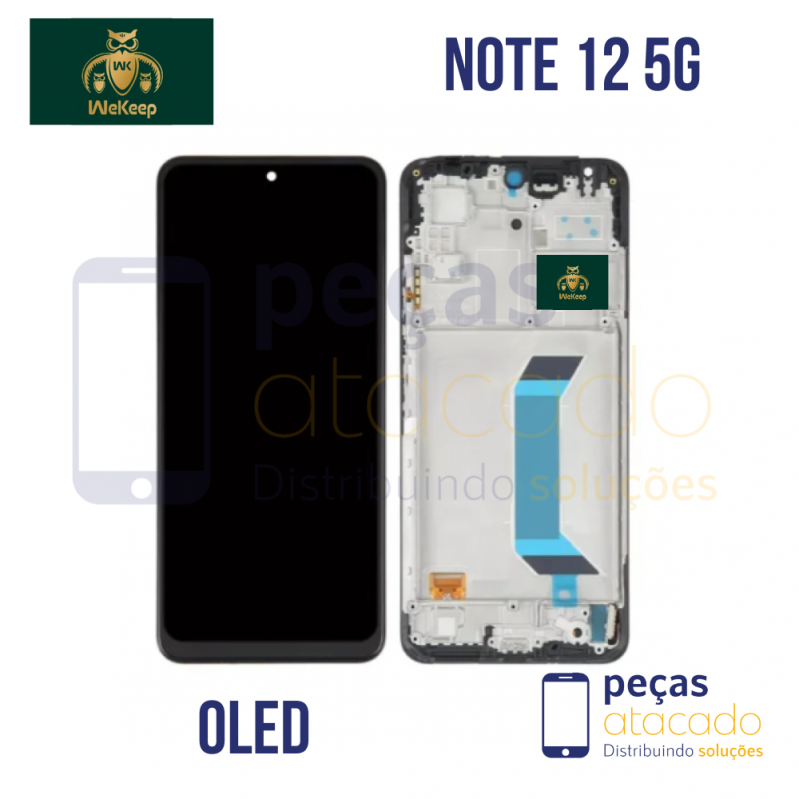 S-0795 FRONTAL XIAOMI  NOTE 12 5G | POCO X5 5G COM ARO PRETO WE KEEP 1.1 OLED