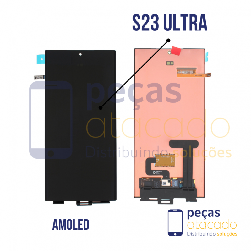 S-0964 FRONTAL SAMSUNG S23 ULTRA SEM ARO NACIONAL AMOLED