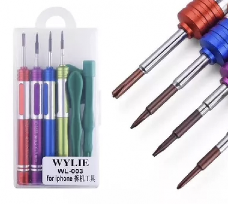 Chave Para Reparo iphone Kit WYLIE WL-003