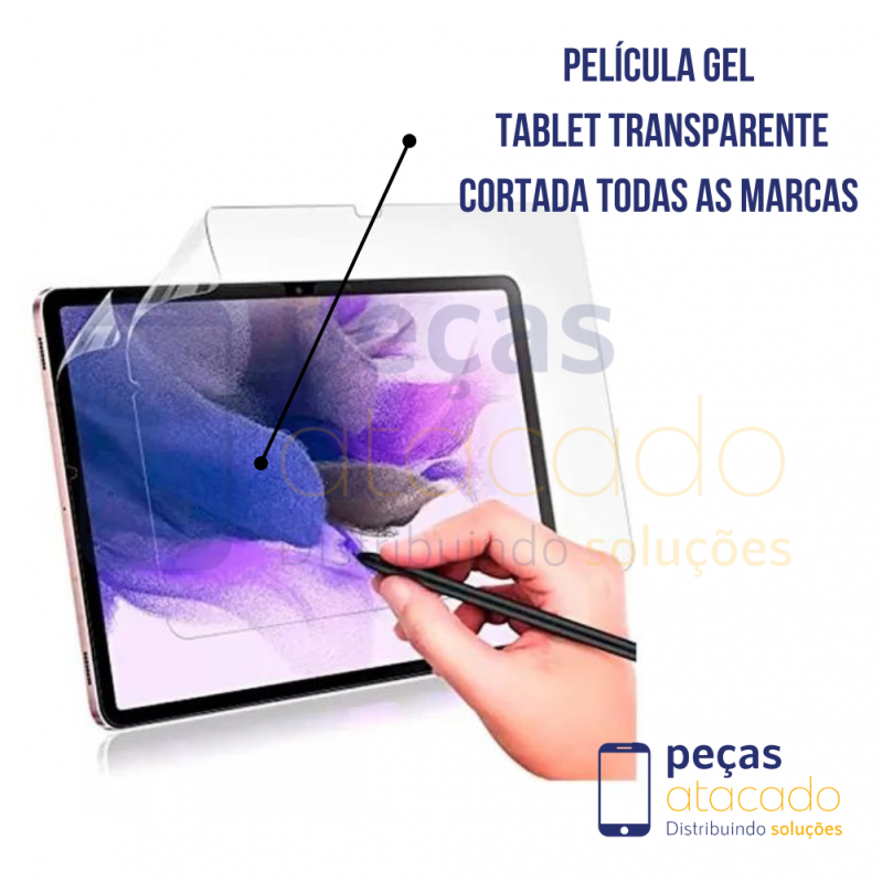 PELICULA GEL TRANSPARENTE (COM CORTE)