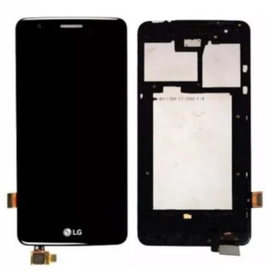 S-0545 FRONTAL LG K8 2017 (LGX240) COM ARO PRETA ORIGINAL CHINA IPS