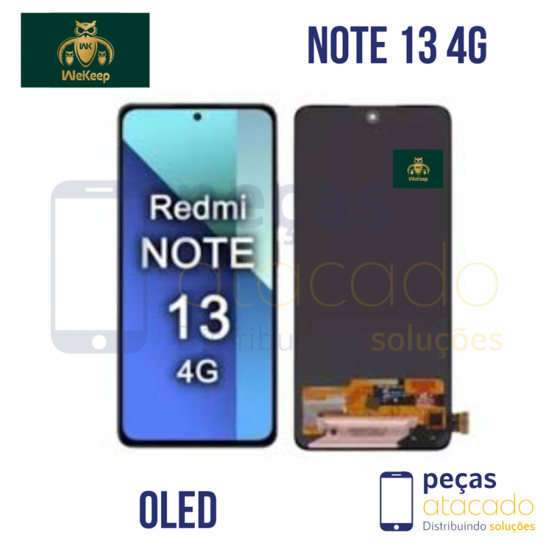 S-1027 FRONTAL XIAOMI NOTE 13 4G | NOTE 14 4G | X6 SEM ARO  ( NAO FUNCIONA BIOMETRIA) WE KEEP AMOLED