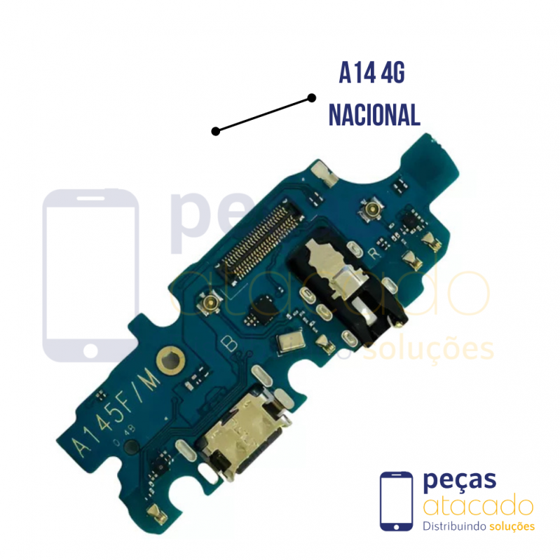 SUB PLACA CONECTOR SAMSUNG SM-A145 GALAXY A14 4G ORIGINAL NACIONAL